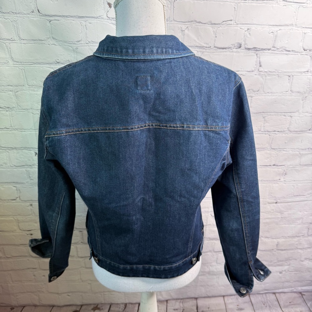GAP Denim Button Front Jacket Large - Picture 3 of 6